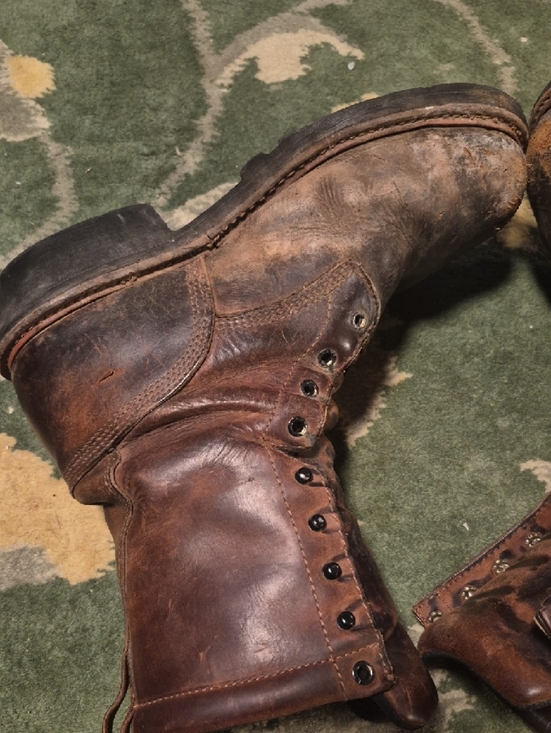 Red Wing Shoes Brown Leather Work Boot with Lug Sole main image 5